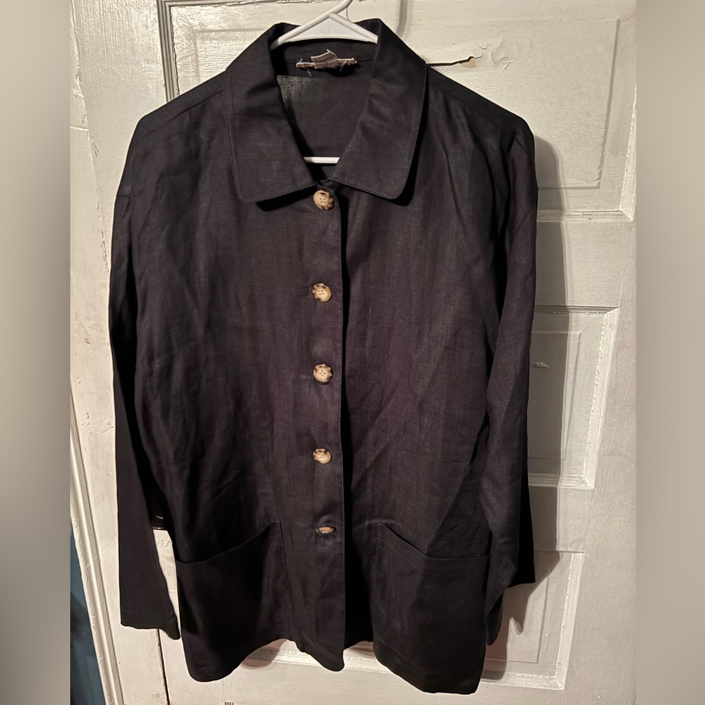 Talbots jacket and pant set 
Size 8 jacket, size 6 pants
Fabric: 100% linen